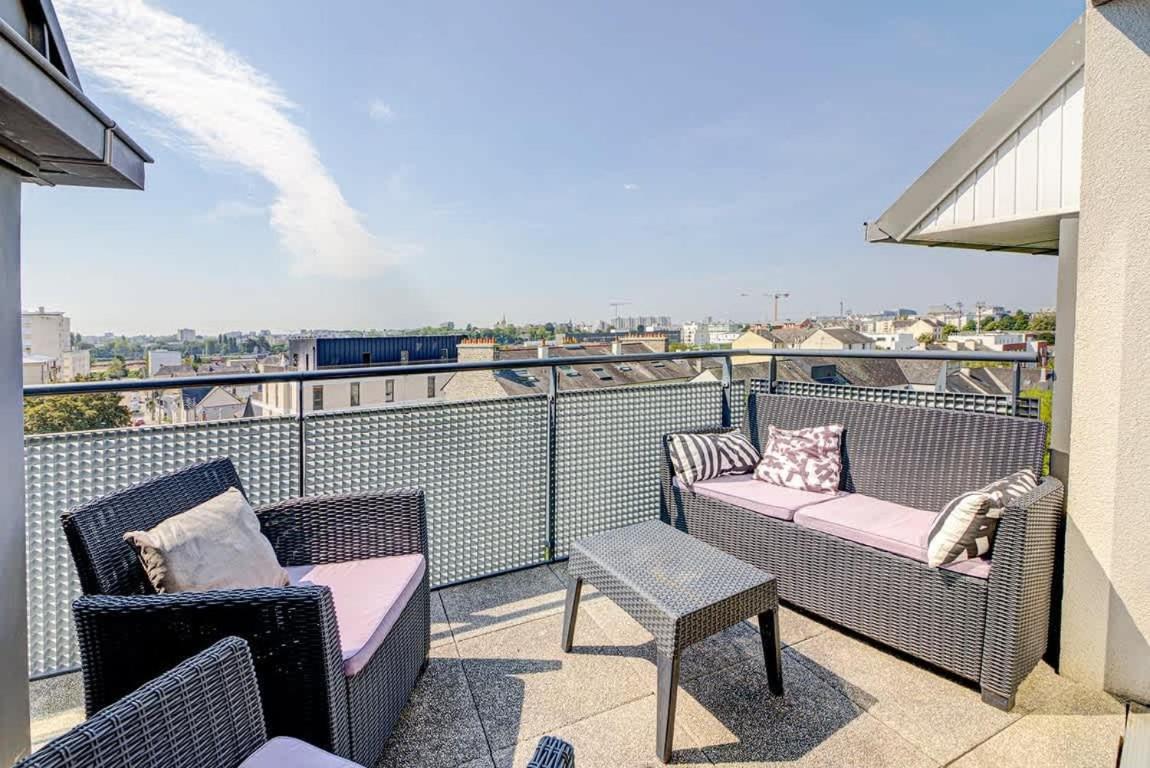 Апартаменты Le Maginot, T4 De Standing, Terrasse Et Parking Ренн Экстерьер фото